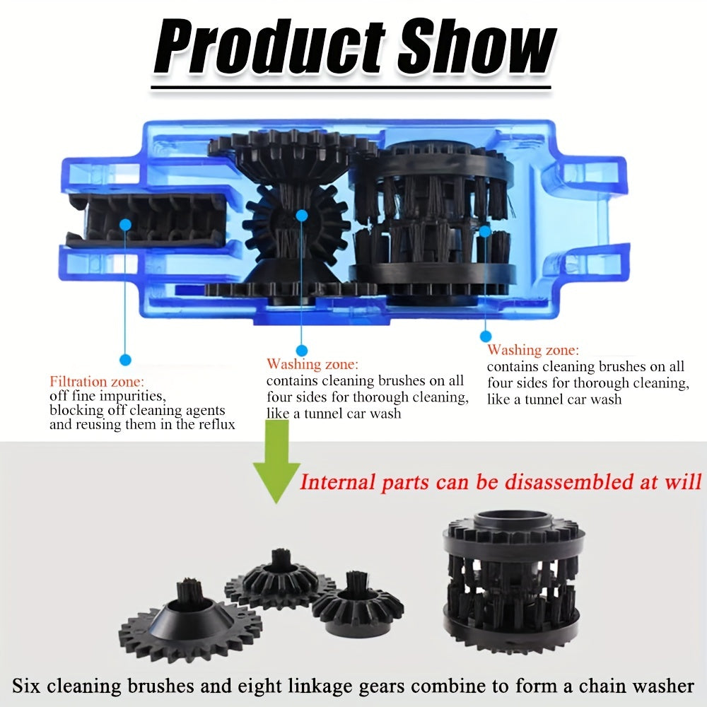 Complete Bicycle Cleaning Kit - Hair Brush, Chain Washer, Cleaning Combination & More!