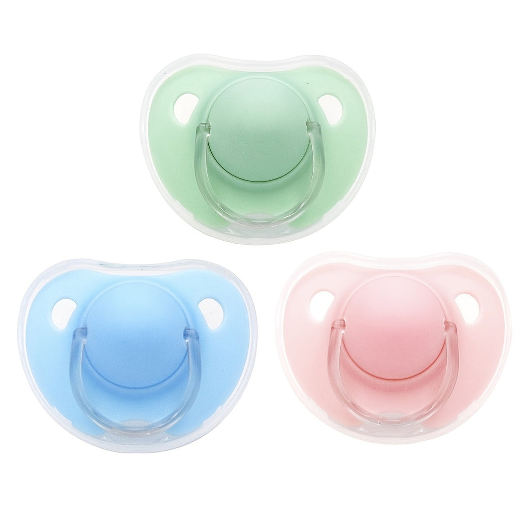 2 Styles Baby Pacifier with Cover - Non-Toxic Soother, Thumb & Cherry Shape with Clip-On Nipple for Teething, & (///) - Sleep Suitable for xxx