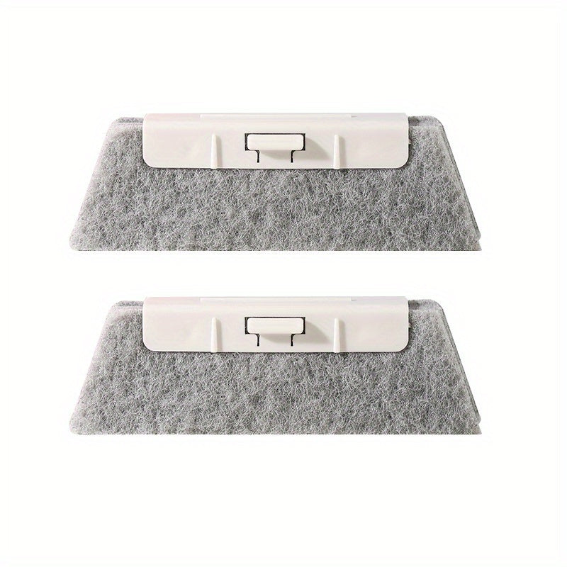 1pc Premium 2-in-1 Window Slot Cleaning Master - Detachable Door and Window Slot Brush, Glass Window Slot Dead Corner Cleaner, Window Sill Gap Brush, Reaches Tight Spaces, Easy to Clean, Durable and Long-Lasting