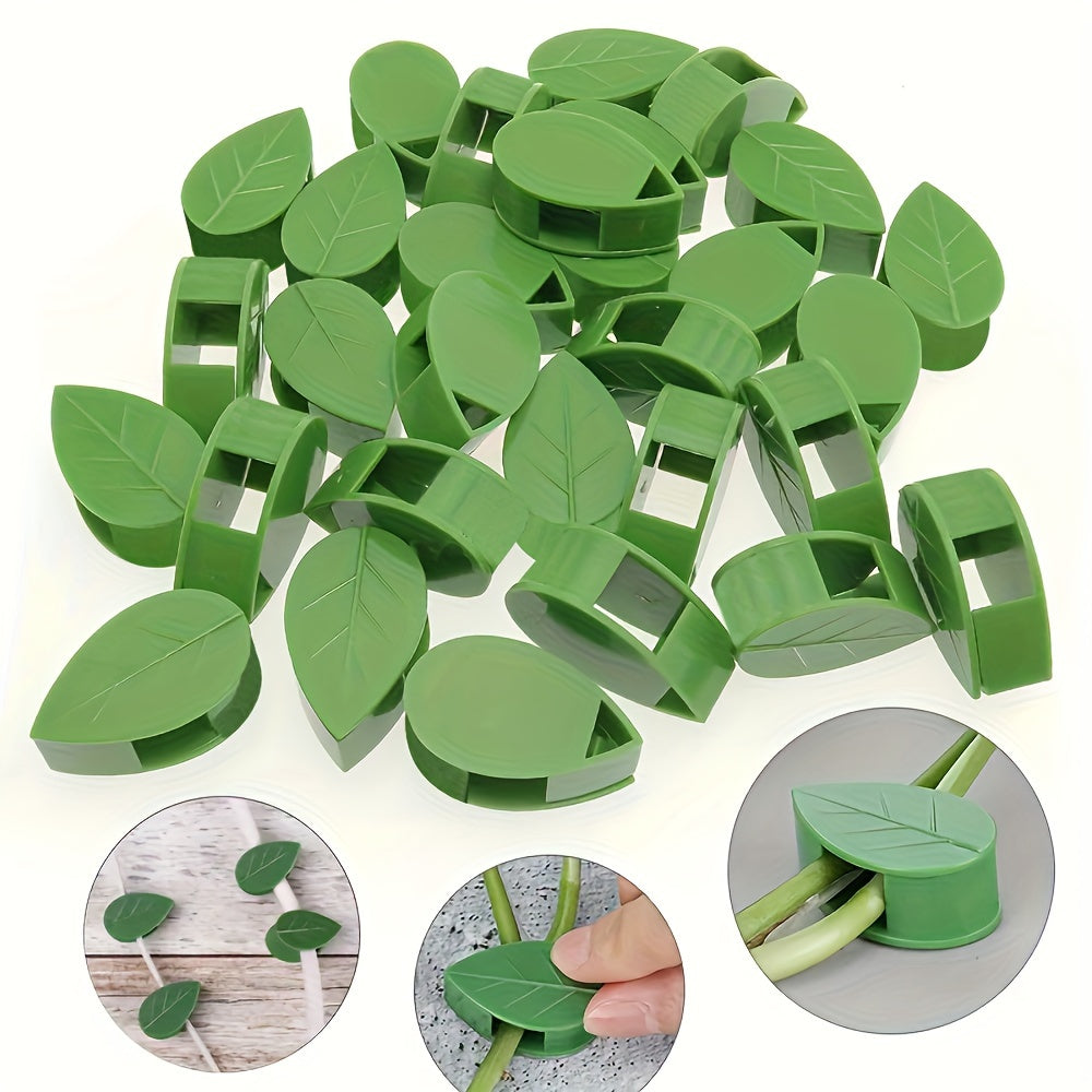 10/30/50pcs Invisible Plant Climbing Wall Fixture Rattan Vine Bracket Fixed Buckle Leaf Clips Traction Holder Garden опора для растений