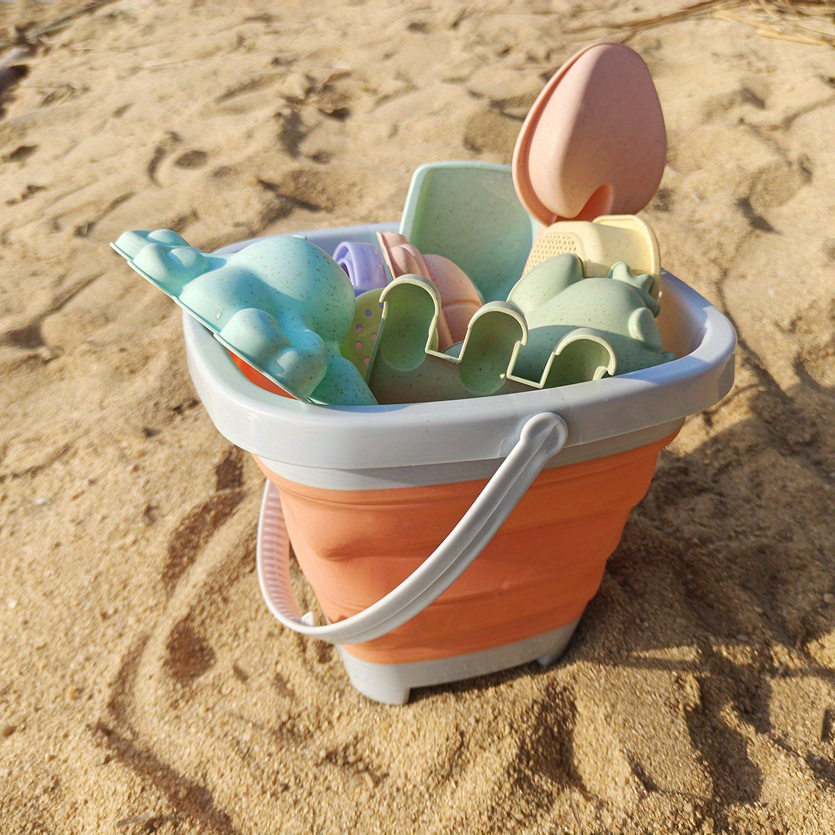 11PCS Beach Sand Toys Set - Fun Morandi Color Combination - Perfect Outdoor Toys For Kids!