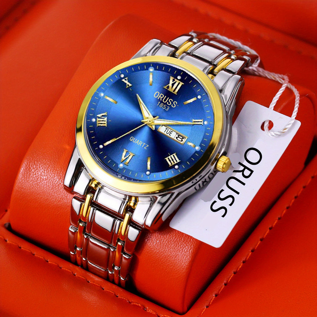 Classis Men's Watch Waterproof Luminous Durable Business Sports Wrist Watch, Ideal choice for Gifts