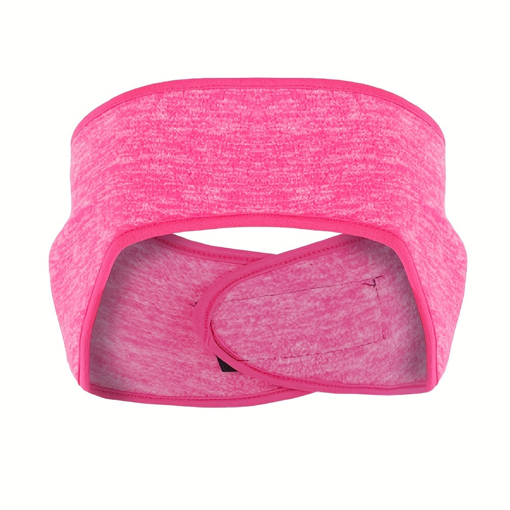 Winter Fleece Headband, Sport Earmuffs, Windproof Stretchy Ear Covers,