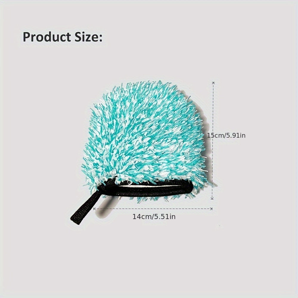Two-sided Microfiber Wheel Detailed Washing Glove For Car Cleaning - Soft & Absorbent Microfiber - For Car Enthusiasts & Detailers - Perfect for Washing Cars & Trucks