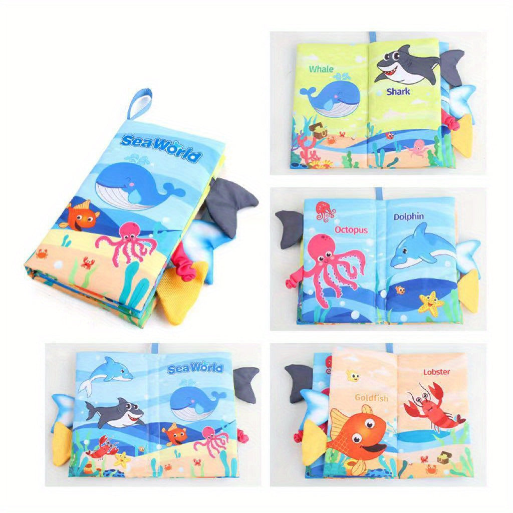 Books - Toys Gifts Touch Feel First Cloth Crinkle Soft Books Tummy Time Toyslearning Sensory Toys Stroller Toys Christmas Halloween Thanksgiving Giftschristmas Stocking Stuffers, Christmas Stocking Stuffers