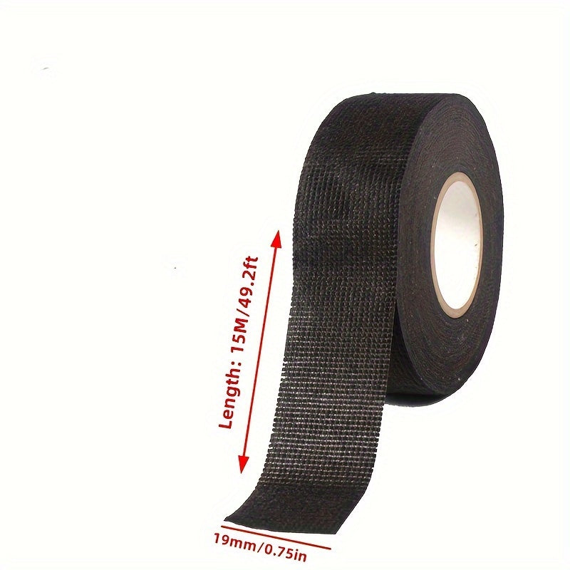 WeluvFit High-Temperature Resistant Harness Tape, 49.2ft - Flame-Retardant, Weatherproof Electrical Fabric Tape for Automotive Wiring & Cable Insulation