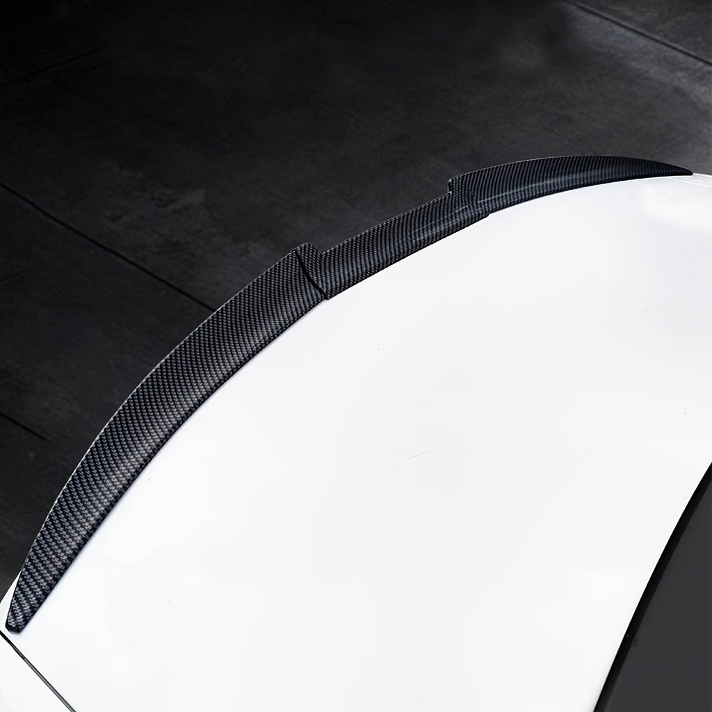Automotive tail, external parts for automotive modification, general non-porous self-adhesive tail, carbon fiber patterned wind wing automotive external parts decoration supplies