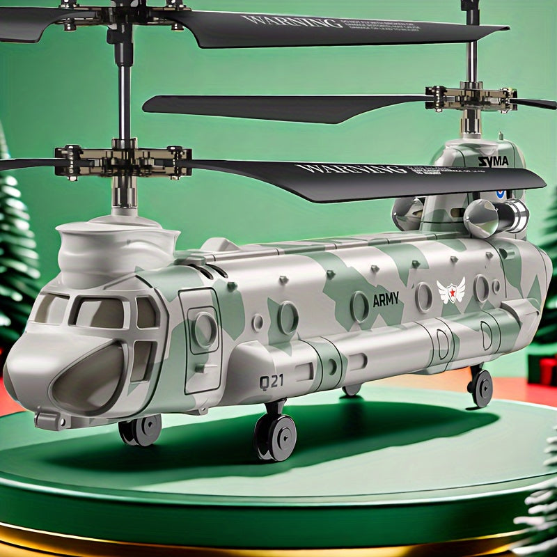 SYMA RC Helicopter Toy, Remote Control Helicopter Q21 Aircraft With Altitude Hold, One Key Take Off/Landing, 3.5 Channel, Gyro Stabilizer, RC Airplane Toys For Kid Boy Girl Beginner Playing Indoor