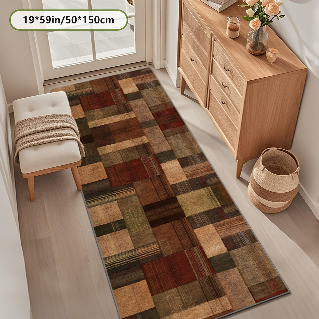 2D Printed Rugs for Stylish Home Decor, Suitable for Commercial Spaces. Long Runner Carpets for Living Rooms, Sofa Mats, Bedroom Rugs, Bedside Mats, And Entrance Doormats. Ideal for Dining Tables And Coffee Tables, Applicable