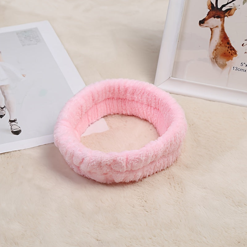 Women Ladies Elastic Non-Slip Headscarf, Makeup Headwear, for Washing Face, Bathing, Yoga, Sports and Running