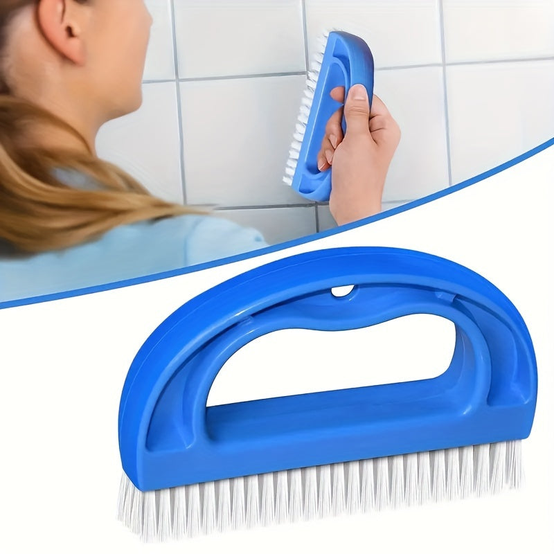 1pc, Hard Bristle Grout Cleaning Brush, Bathroom Shower Grout Cleaner, Tile Cleaning Brush, Shower Grout Scrubber Cleaning Brush For Tile, Cleaning Supplies, Cleaning Tool