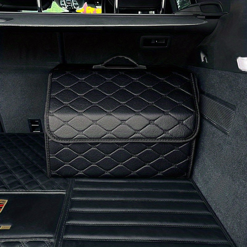 1pc Car Trunk Organizer Storage Box Collapsible Auto Cargo Storage Container Toys Food Storage Bag Car Stowing Automotive Accessories
