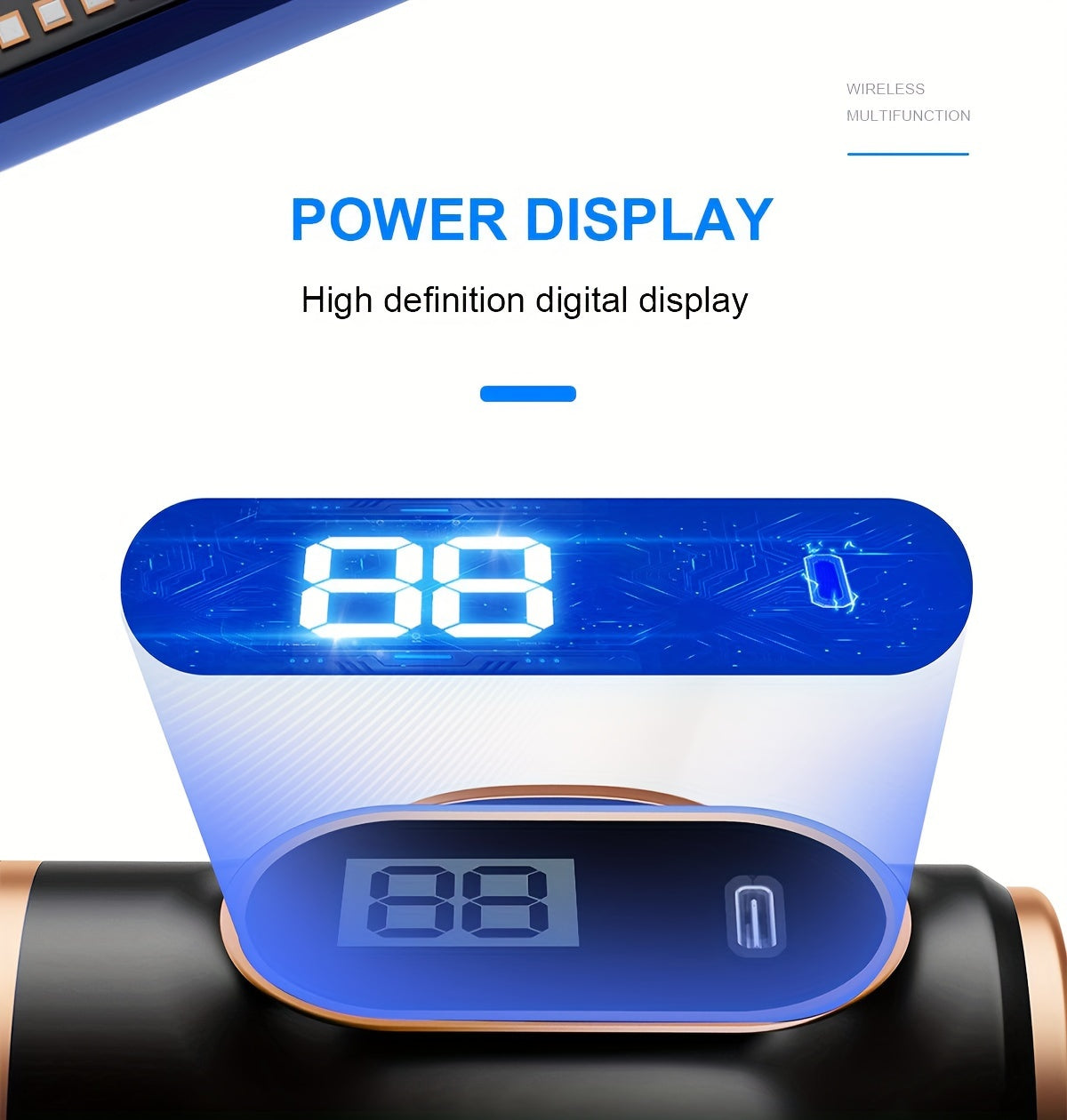 4000mAh High-Power Portable Vacuum Cleaner -USB Rechargeable,
