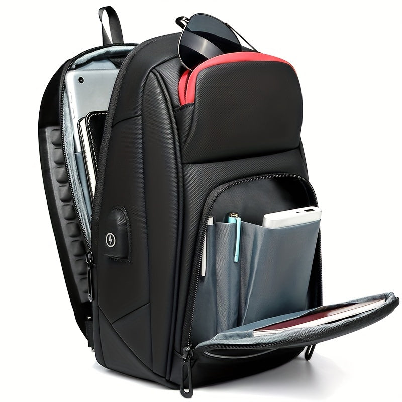ReSilvery New Men's Chest Bag Business Single Shoulder Bag Large Capacity Crossbody Bag Breathable Casual Sports Bag