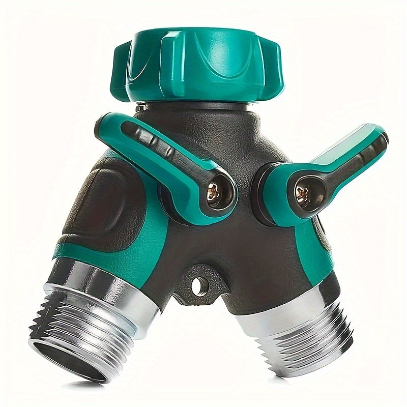 New Model Irrigation Dual-Direction Soft Hose Branch Connector, American Standard 3/4 Inch Garden Tap Branch Drip Irrigation Adapter Splitter