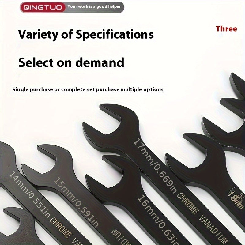 14pcs Industrial-Grade Dual-Purpose Combination Wrench Set