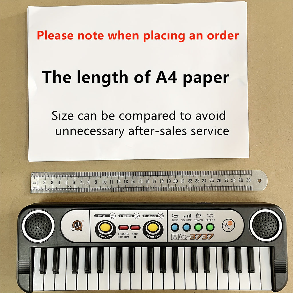 Monophonic 37-Key Electronic Piano for Children -6,