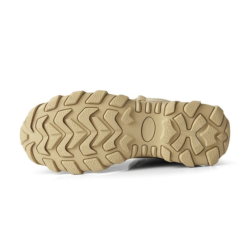 Men's Heavy-Duty Tactical Hiking Boots Non-Slip All-Weather Durable for Camping