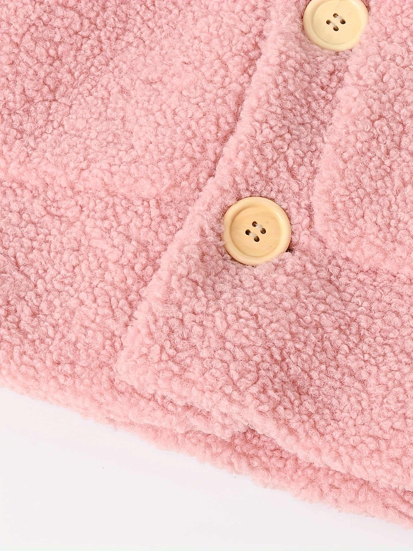 JOMAKE Girls' Winter Coat - Pastel Pink & Ombre Jacket with Button Front Closure,