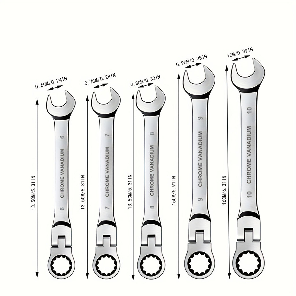 Dynamic Ratchet Wrench - Double-Headed Two-Way