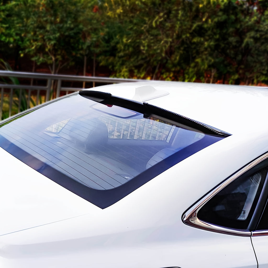 Automotive tail, external parts for automotive modification, general non-porous self-adhesive tail, carbon fiber patterned wind wing automotive external parts decoration supplies