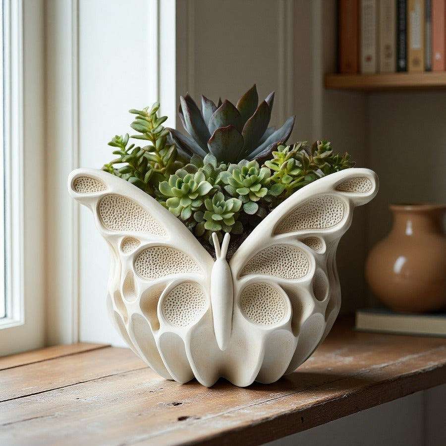 Mold for Making Butterfly Candles - a Silicone Mold That Can Be Reused for Projects with Epoxy Resin, Plaster, And Clay. It'S Versatile for Creating Succulent Planters, Pen Holders, And Candle Diffusers