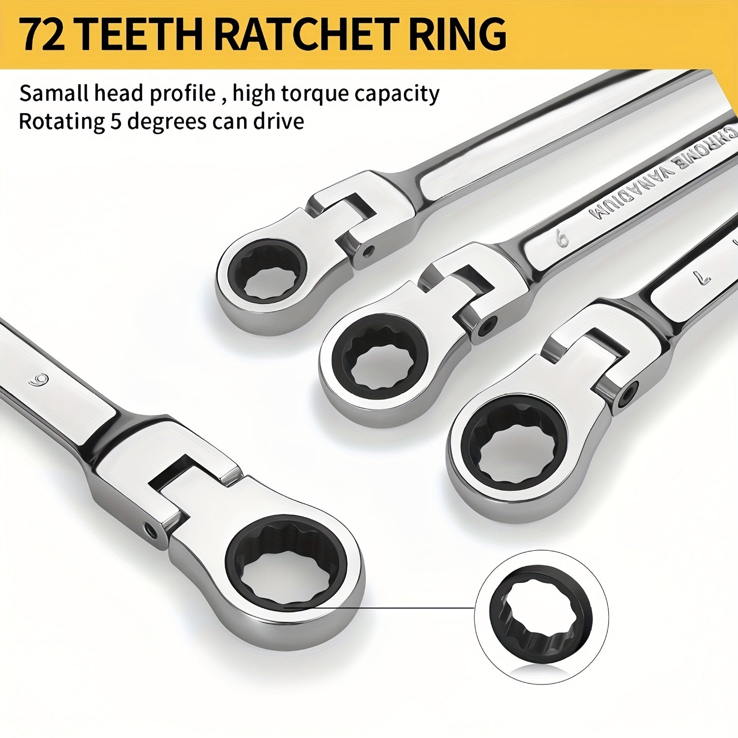 Dynamic Ratchet Wrench - Double-Headed Two-Way