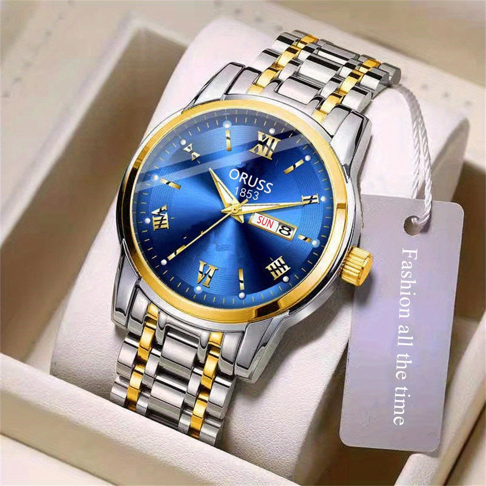 Classis Men's Watch Waterproof Luminous Durable Business Sports Wrist Watch, Ideal choice for Gifts