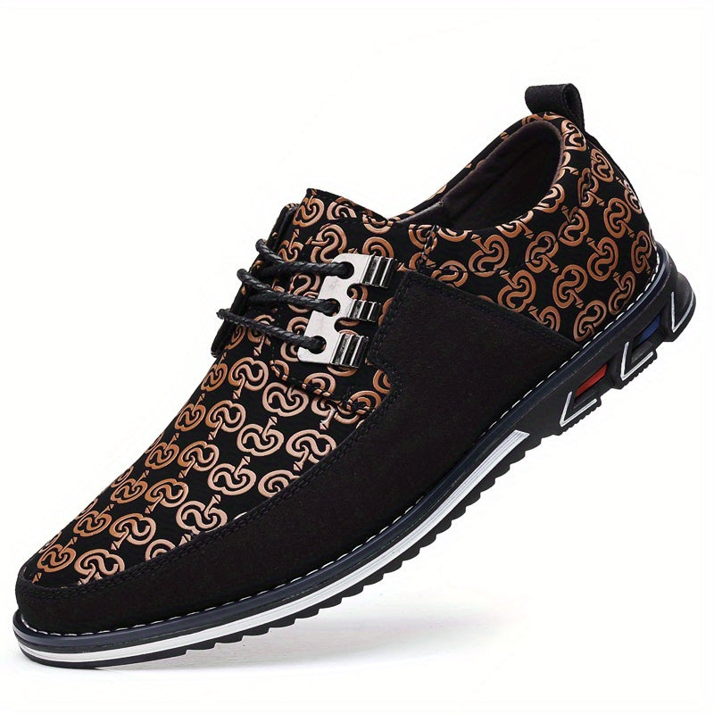 Soft-soled versatile breathable Men's shoes, fashionable round-head comfortable sports shoes for casual wear