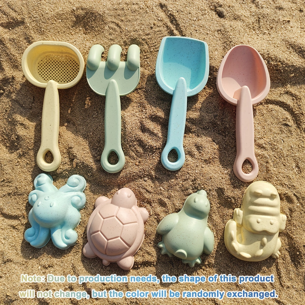 11PCS Beach Sand Toys Set - Fun Morandi Color Combination - Perfect Outdoor Toys For Kids!