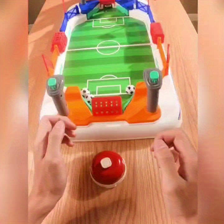 [2-in-1 Interactive Football Game] 1pc Interactive Table Football Game for Youngsters