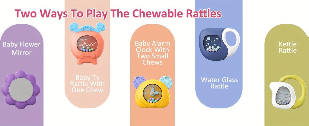 Play Game Mat, Funny Play Piano Tummy Time Activity Mat With 5 Toys & 4 Wrist Baby Rattle Socks, Boy & Girl Gifts