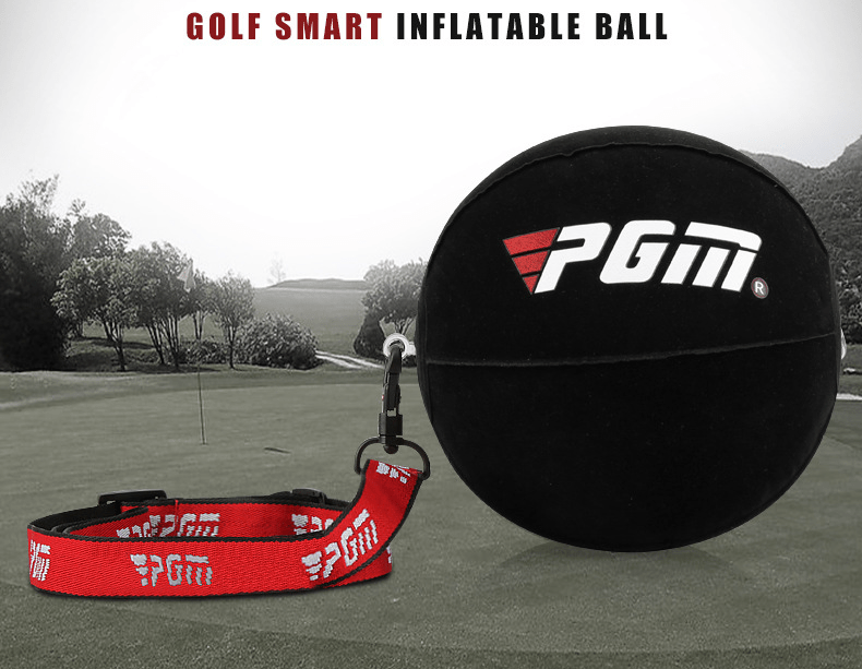 1pc PGM Inflatable Ball For Golf Trainer, Portable Swing Arm Corrector, Posture Auxiliary Correction, Training Aids, Golf Accessories