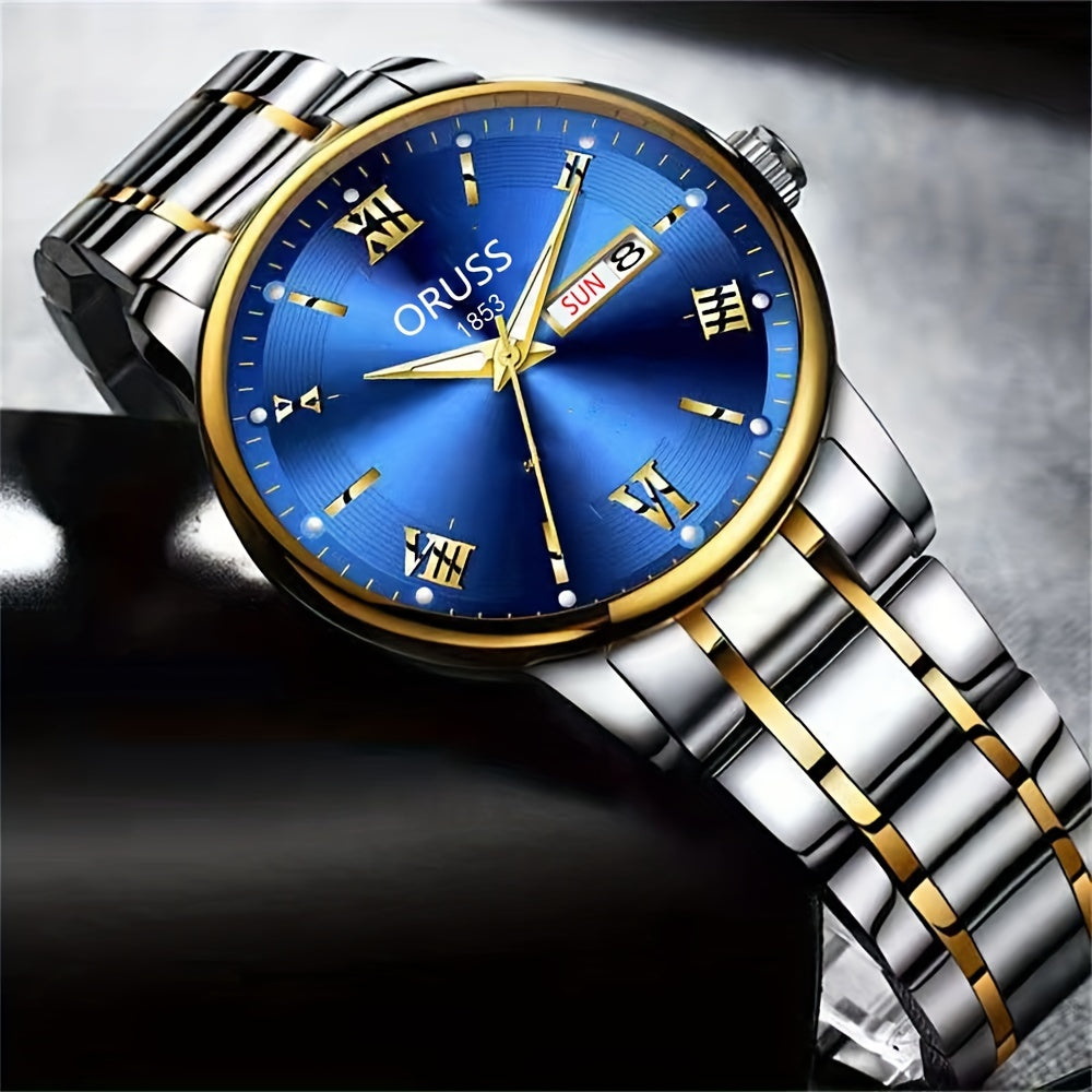 Classis Men's Watch Waterproof Luminous Durable Business Sports Wrist Watch, Ideal choice for Gifts