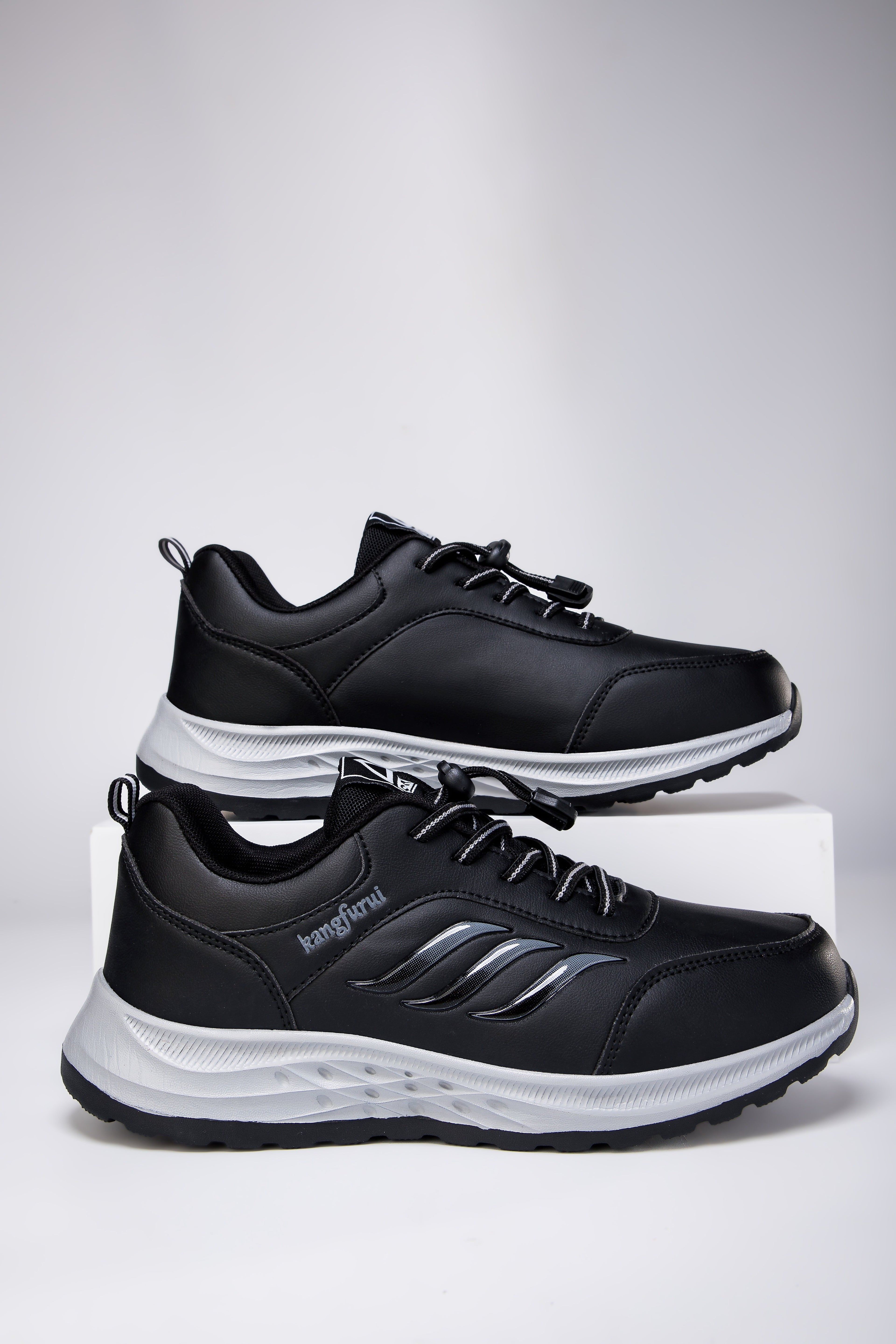 [Waterproof Anti-slip Sports Shoes] Waterproof Anti-slip Women's Drawstring Sports Shoes - Low Top Running Sneakers for Outdoor Gym Jogging Trainers