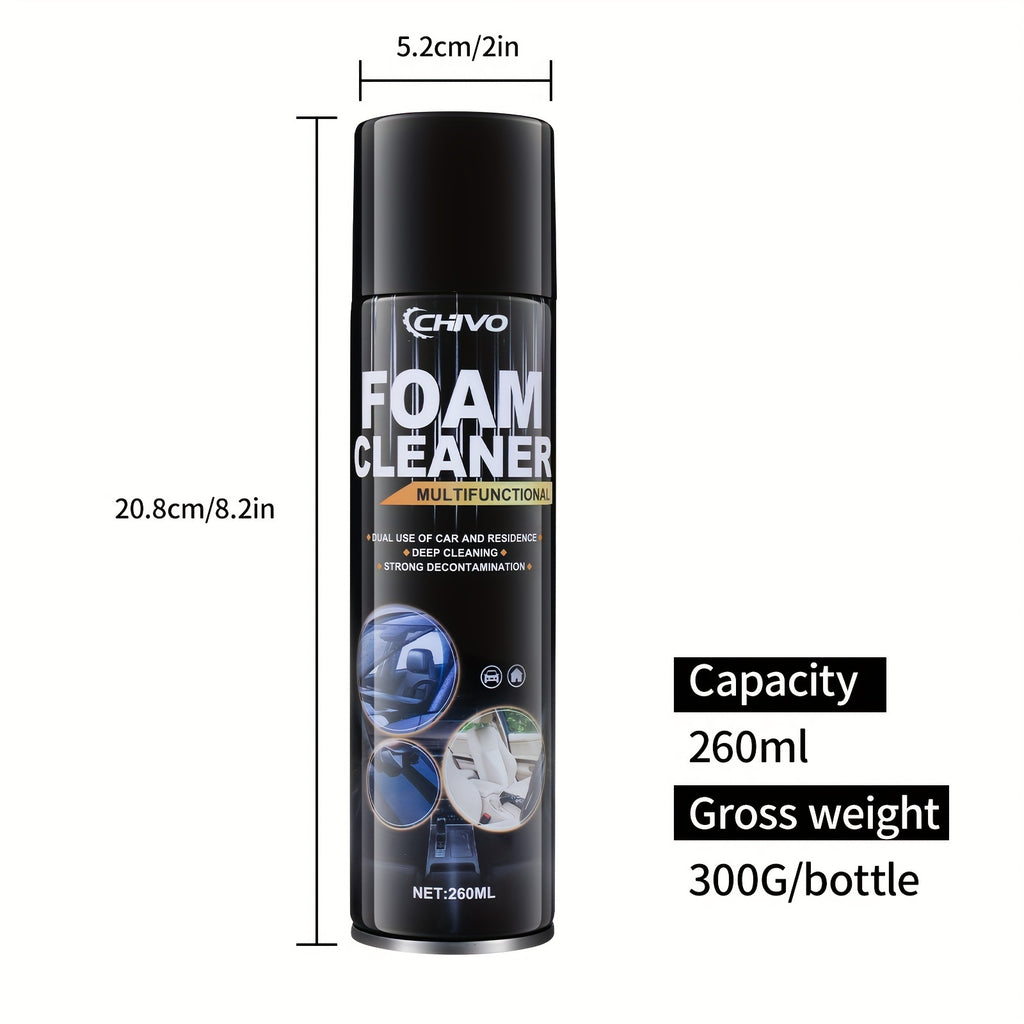 Chivo Multi-Functional Foam Cleaner Automotive Oil Film Cleaner Wheel Cleaner Headlight Cleaner Automotive Interior Cleaner Range Hood Cleaner