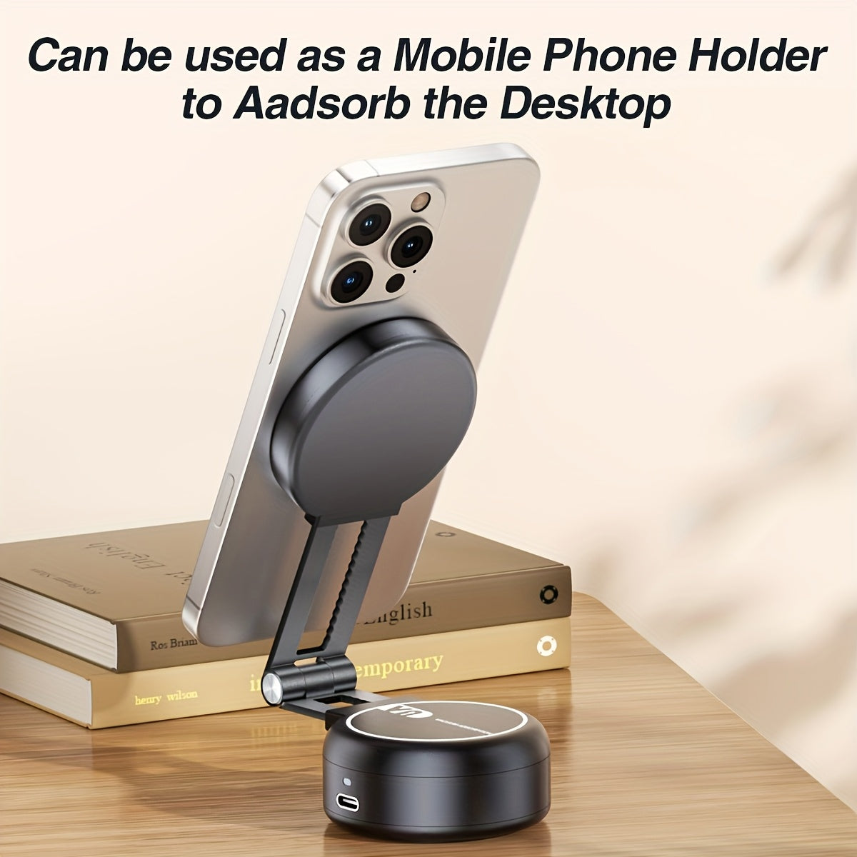 Car Mount Phone Holder For Vehicle, Vacuum Suction Design,