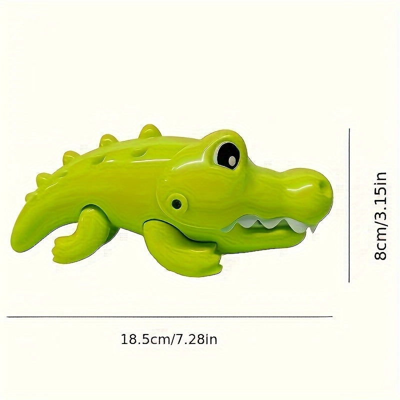 S Water Toys, Creative Educational Novelty Big Crocodile Eating Small Fish Bathroom Bath Toys, Gifts for Over 18 Months Old, Random Colors