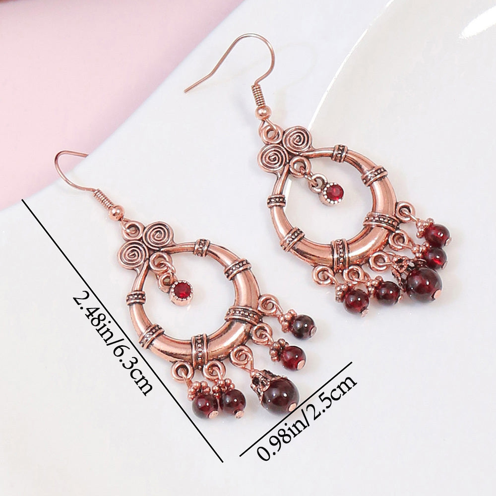 1 Pair/4 Pairs Vintage Style Women's Pendant  Tassel Earrings