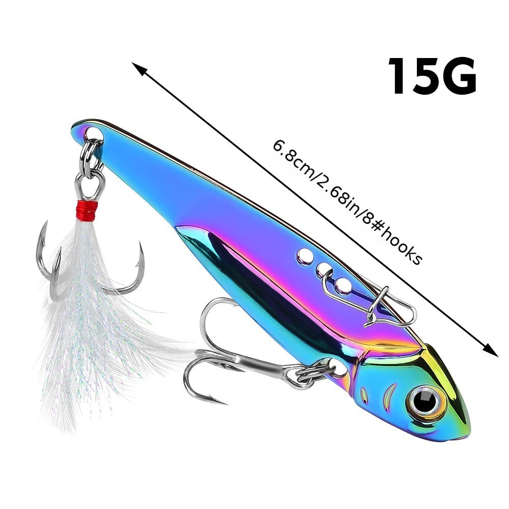 3D Fishing Lures with Reflective Coating - Premium Copper Alloy & Stainless Steel Construction for Successful Catches