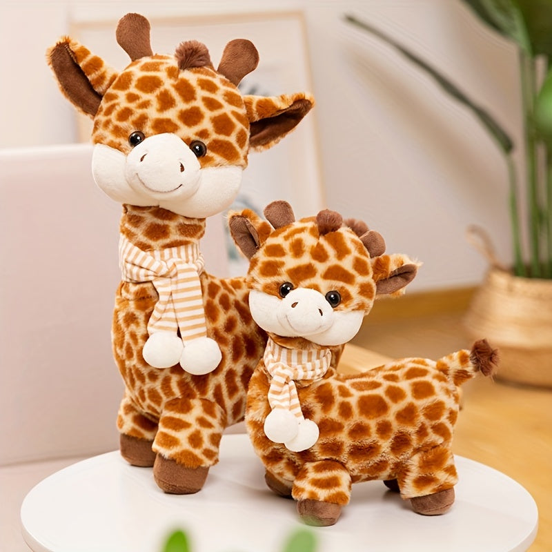 1pc Soft Cartoon Faux Giraffe Plush Toys, Perfect Party Decor, Room Decor, Home Decor