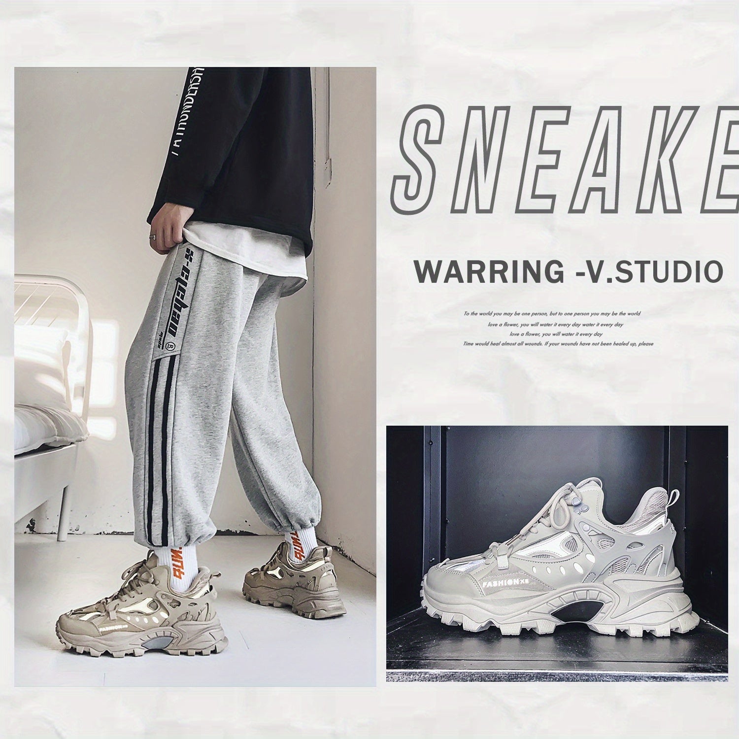 [1 Pair Men'S Cloud Pattern Sneakers] Round Toe Lace-Up  Athletic Sneakers, Sports , Breathable Fabric