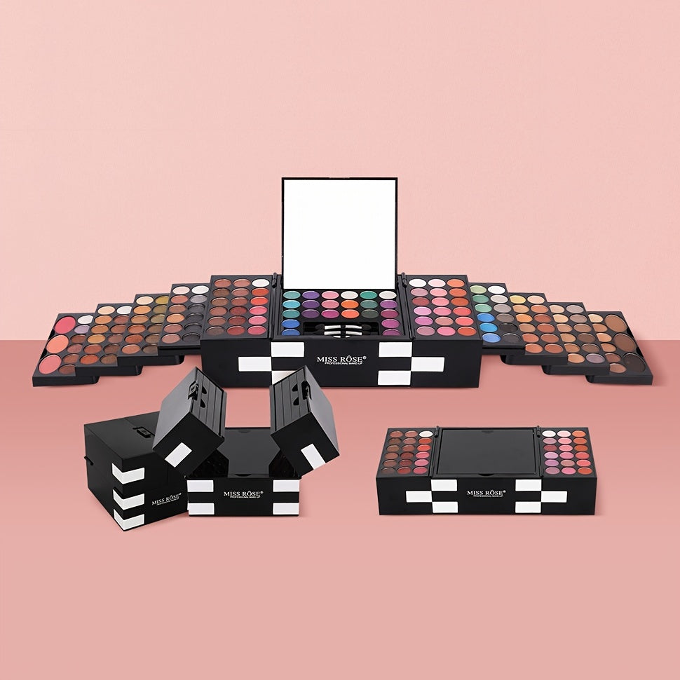 148-Color Ultimate Makeup Kit Collection - Includes 82-Color Pearly Eyeshadow Palette,