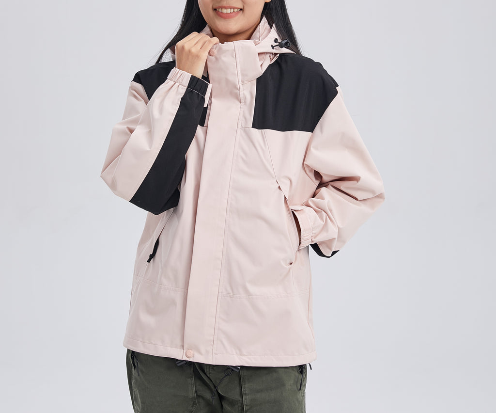 Women's 3-in-1 Outdoor Sports Jacket - Windproof, Waterproof, and Perfect for Mountaineering and Skiing