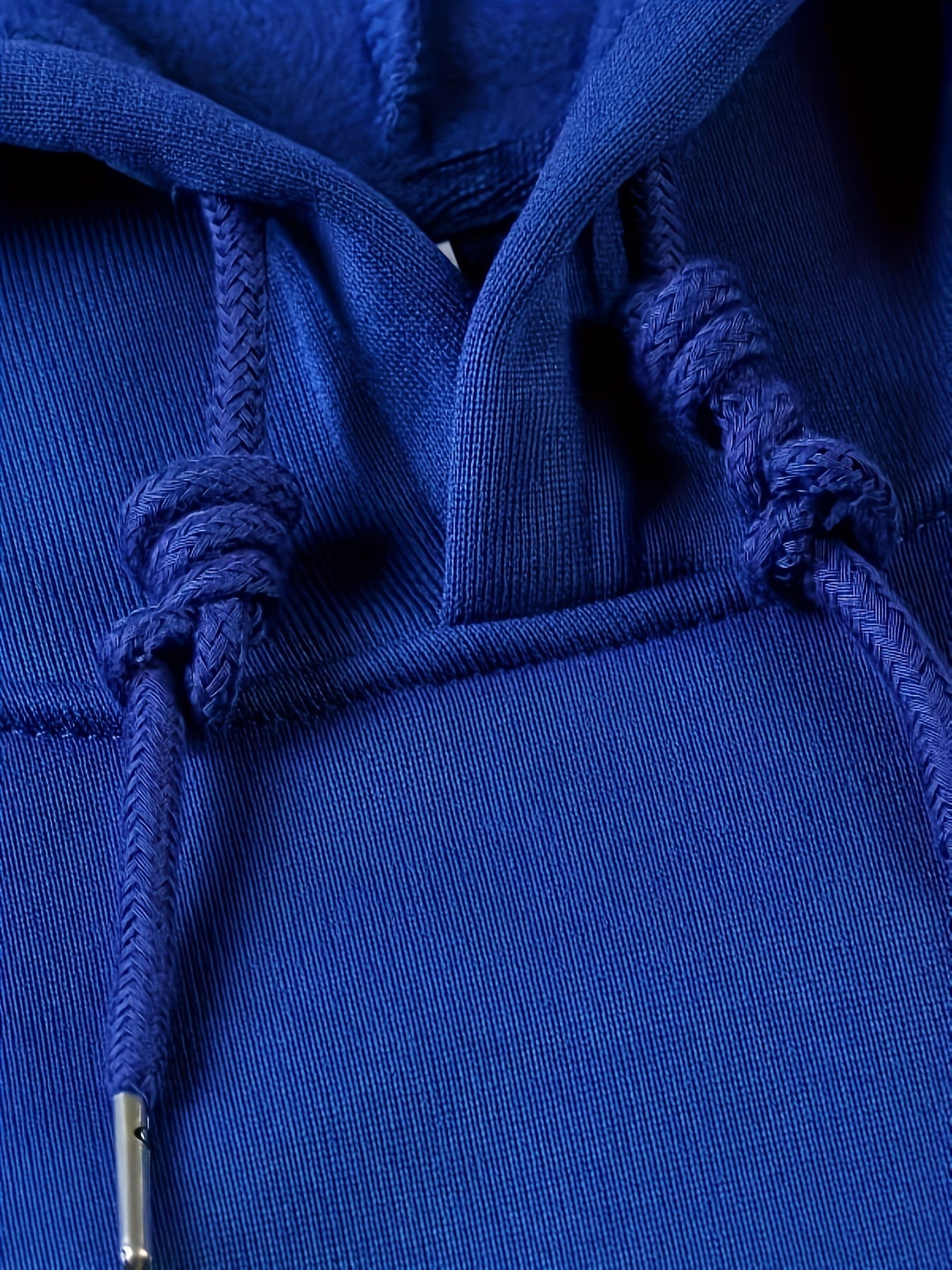 Mens Geometric Pattern Hooded Sweatshirt - Stretchy Pullover with Kangaroo Pocket, Applique Details, and Machine Washable Polyester Fabric - Casual Sports Style for Everyday Wear