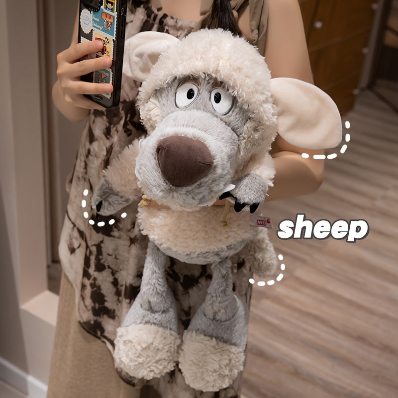 Adorable Wolf in Sheep's Clothing Plush Figures - Soft, Cuddly