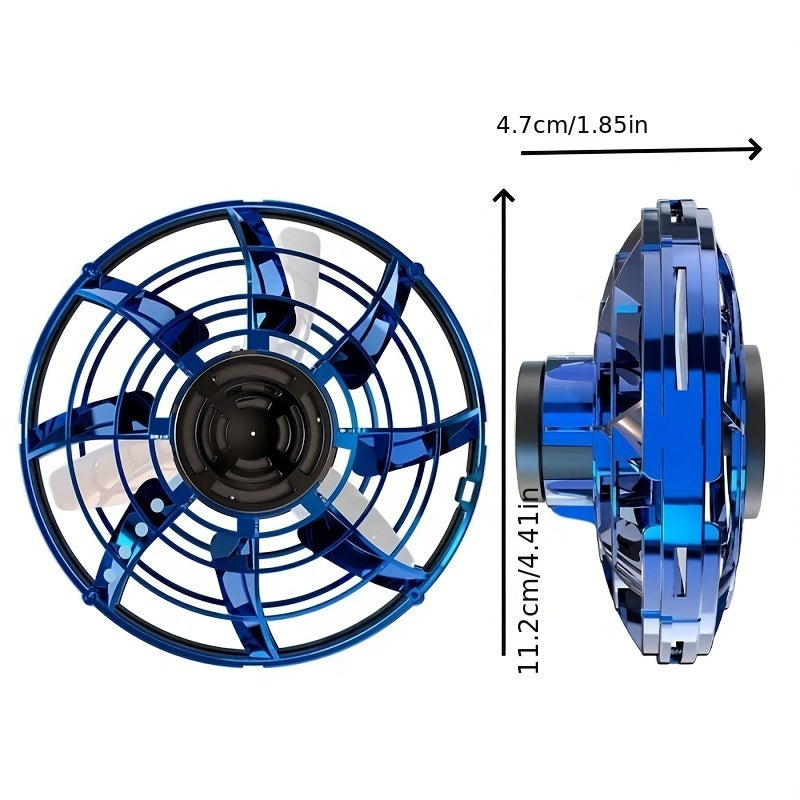 5th Generation Manual Mini Drone, UFO Magic Flying Ball With Lights, Floating Boomerang Fidget Spinner, Toys, Sensing Aircraft, 3-second Start, USB Charging, Gorgeous Lights Halloween Christmas Gifts