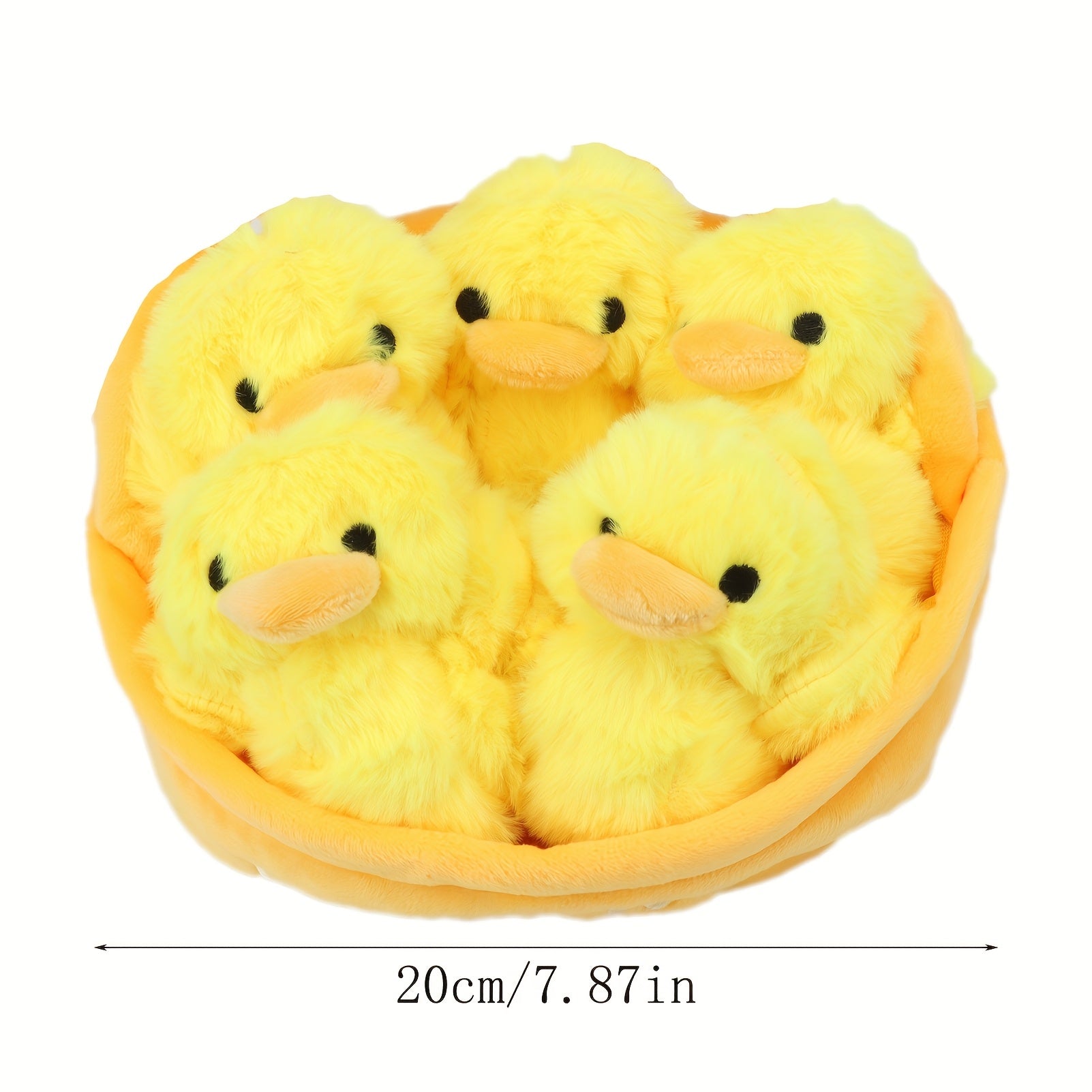 Molutian Plush Animal Basket - Soft Stuffed Toys Including Capybara, Dinosaur, Axolotl, Rabbit, Cat, Duck & Strawberry - Perfect for Youngsters' Birthdays, Halloween & Christmas Gifts