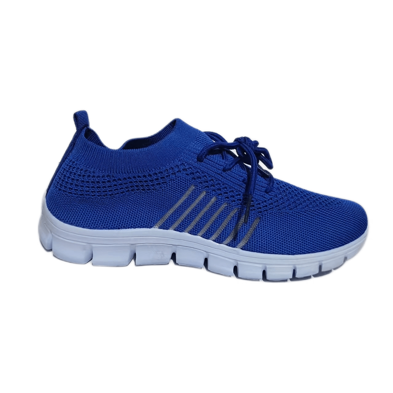 Women's Knitted Sports Shoes, Breathable & Lightweight Low Top Running Sneakers, Casual Outdoor Gym Jogging Trainers Plus Size