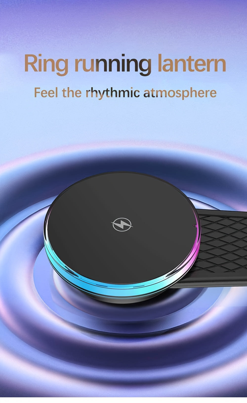 1pc 15W Premium Car-mounted Folding Wireless Charger Magnetic Suction